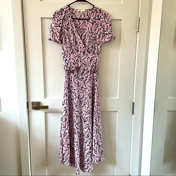 Maje | Dresses | Maje Rivara Silk Midi Dress | Poshmark